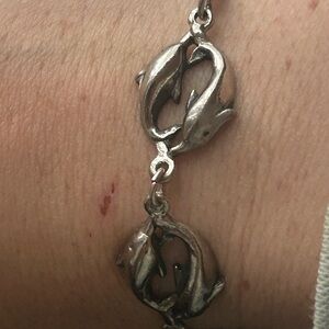 Silver Dolphin Bracelet